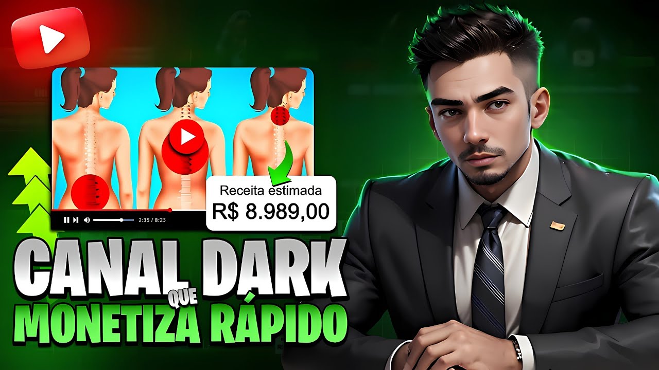 Como Criar um Canal Dark de Saúde e Faturar R$ 9.000/mês Sem Aparecer no YouTube! - (DINHEIRO)