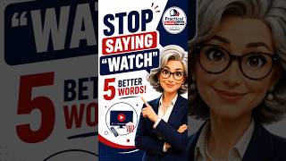 Improve Your English Vocabulary | 5 Different Ways to Say WATCH in English