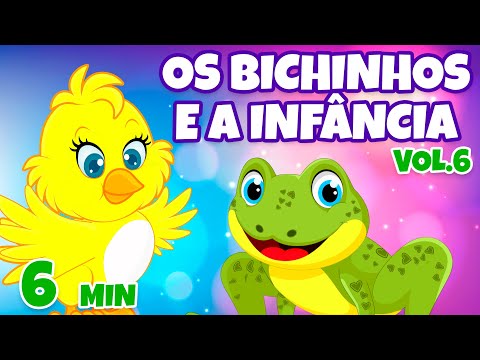 Os Bichinhos e a Infância Vol. 6 - Giramille 6 min | Desenho Animado Musical