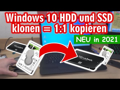 Windows 10 HDD und SSD klonen und 1:1 auf neue kopieren ποΈ Alle Daten und Programme umziehen