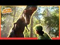 Darius' Surprise Standoff with an Allosaurus 😱 Jurassic World: Chaos Theory | Netflix