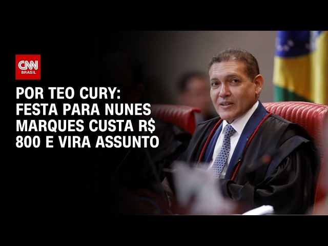 Entrada para festa de posse de Nunes Marques no TSE custa R$ 800  | CNN 360°