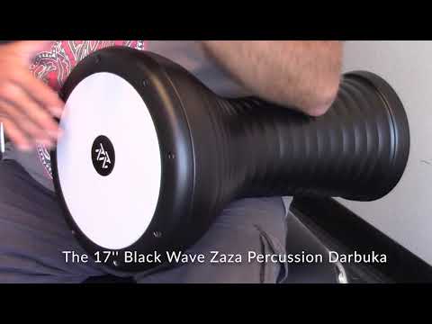 The 17'' Black Wave Zaza Darbuka - Played  by  Frank Lazzaro