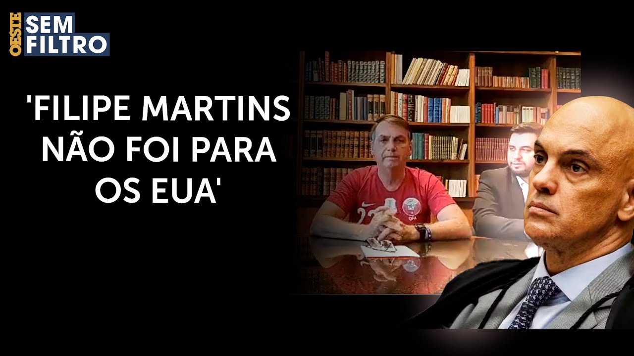 'Queriam forçar uma delação do Filipe Martins', diz Bolsonaro