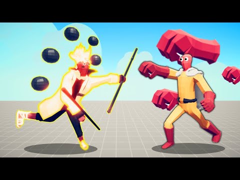 NARUTO - SIX PATHS SAGE MODE VS SAITAMA | TABS - Totally Accurate Battle Simulator