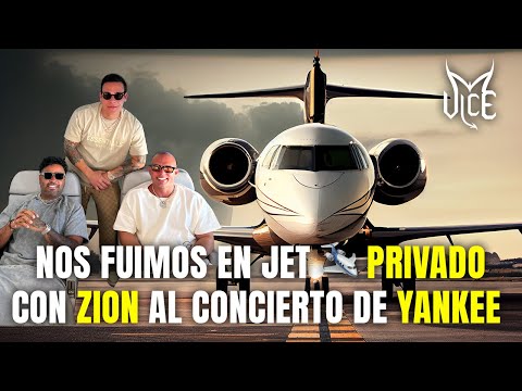 Nos fuimos con ZION en JET PRIVADO 🛩️  para el último concierto de Daddy Yankee en PR 🇵🇷