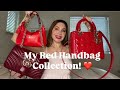 My Red Handbag Collection ️ VERSACE GUCCI DIOR