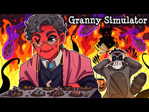 WE BURNED THE ENTIRE HOUSE DOWN?! | Granny Simulator *NEW* Halloween Map (w/ H2O Delirious)