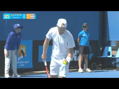 Duckworth v Saville full match: Australian Open Play-off 2012