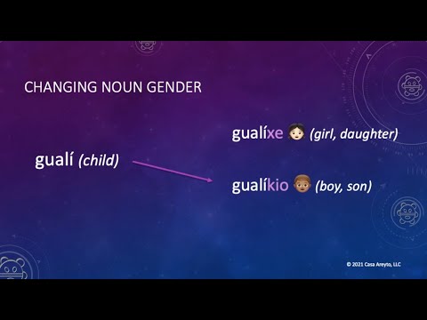 Let's Talk Taíno 15 - Feminine & Masculine Nouns