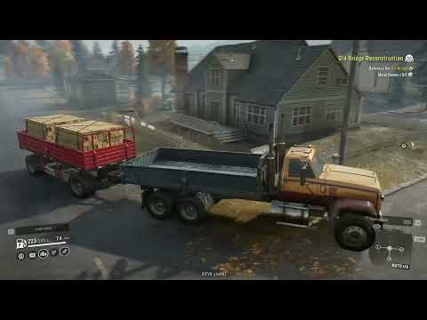 SNOWRUNNER Gameplay Walkthrough Part 1 - FIRST GARAGE |