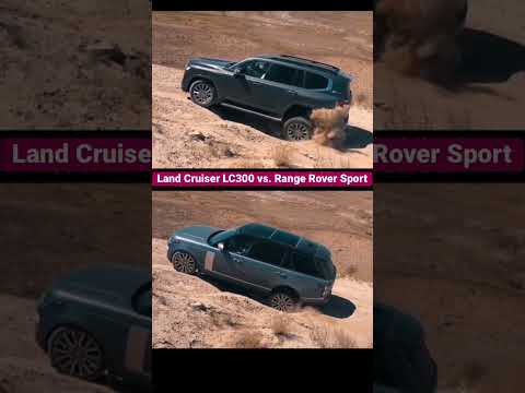 Land Cruiser LC300 vs Range Rover Sport Off-Road: Sand and Rock Climbing Battle #shorts