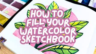 Colorful Watercolor Ideas to Fill your Sketchbook 🌈