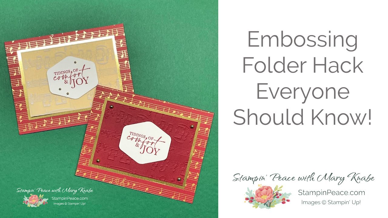 Embossing Folder Hack Everyone Should Know!