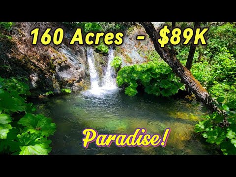 Land Acreage For Sale In California, Creek Waterfalls, Lake Views, Seller Carry