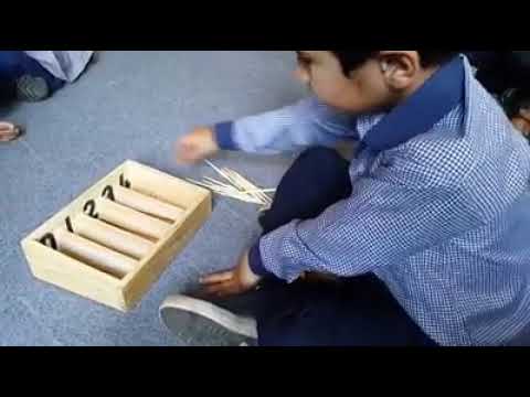Counting and concept of zero (Spindle Box by cute wajdaan )