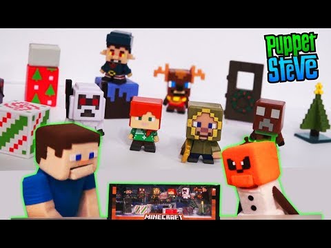 Insane Minecraft Mini Figure Festive Biome Shizo Unboxing!