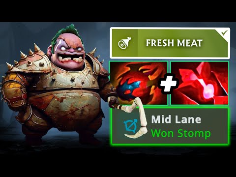 33Kills Blood Stone + Heart of Tarrasque Insane Burning Damage Builds Raid Boss 🔥 Pudge Dota 2