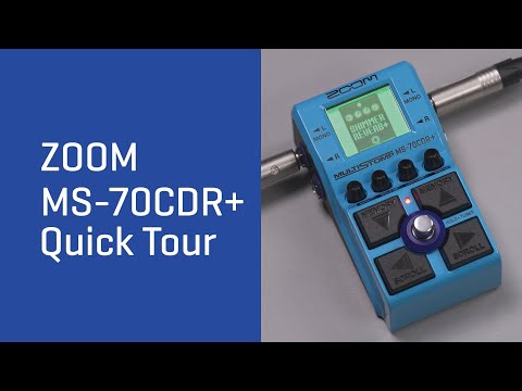 Гитарная педаль Zoom MS-70CDR+ - фото 1 - id-p2491717666