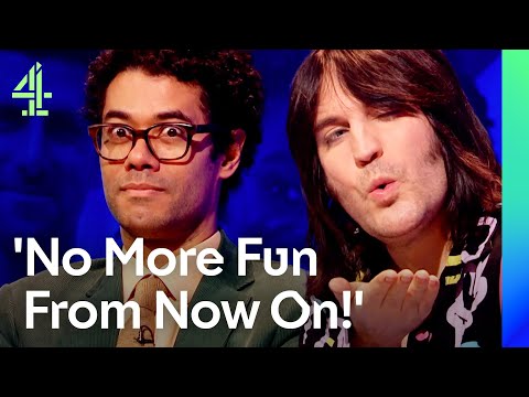 We've Never Seen Richard Ayoade And Noel Fielding So DESPERATE To Win | Big Fat Quiz | Channel 4