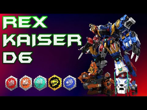 Miniforce Dinoid Rex Kaiser D6 | #miniforce #transformers