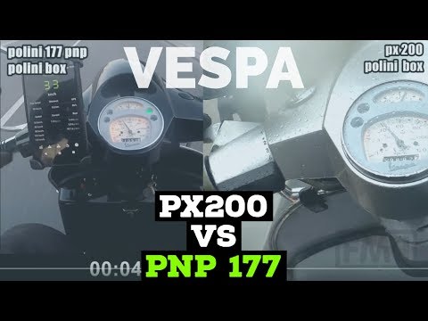 VESPA 200 vs plug&play 177cc comparison / acceleration 0-100km / FMPguides - Solid PASSion /