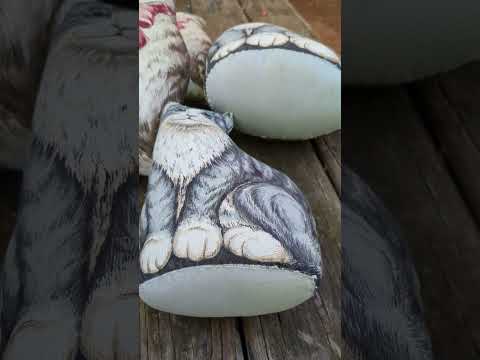 cat pillows listed on Mecari