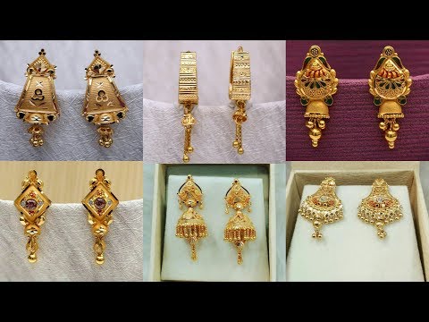 Buy Gold Earrings Online in India, Latest Designs at Best Price