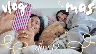 VLOGMAS ♡ day 12 (sunday scaries… the morning after, bed rot, ordering pizza, reset for the week!!+)