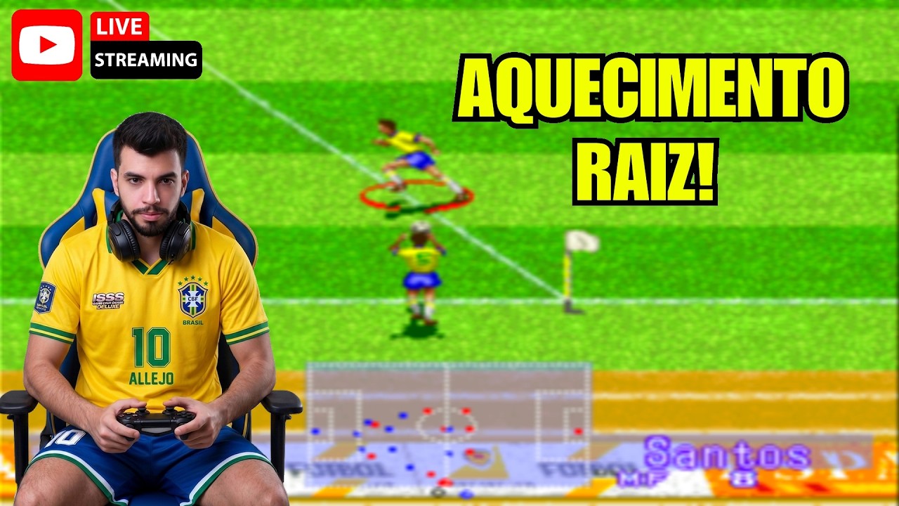 International Super Star Soccer Deluxe ⚽ O ALLEJO VOLTOU! | Aquecimento 🏆 Copa do Mundo 2026 LIVE