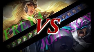 【２人実況】最強の矛 VS 最強の盾 Part2 【モバイルレジェンド・モバレ】＜なっとうカレー＞ ジェイソン フレイヤ