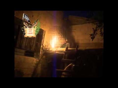 استهداف كتيبة أحرار قاسيون بقنابل المولوتوف تجمعات قوات النظام والشبيحة في حي برزة في مدينة دمشق