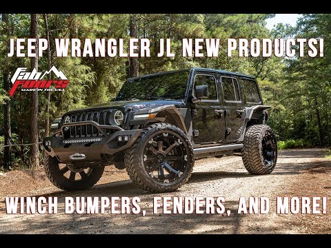 Jeep Wrangler JL 2019 Products: Winch Bumpers, Fenders Flares And More! (2019)