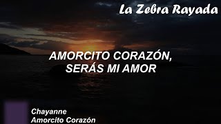 Chayanne - Amorcito Corazón (Letra)