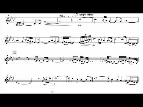 Horn Play-Along - Oblivion - Astor Piazzolla - with sheet music
