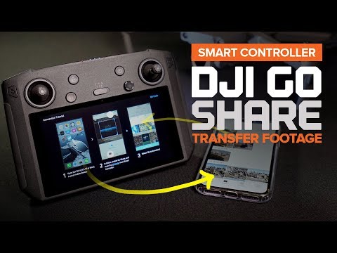Go Share function on the DJI Smart Controller