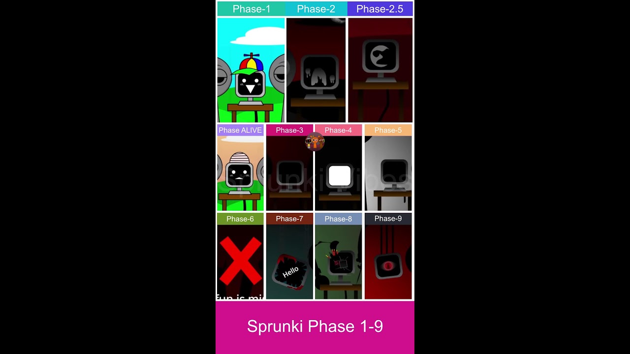 Incredibox Sprunki All PHASES From 1 - 9 #sprunki #incredibox #sprunkimod | Live-20