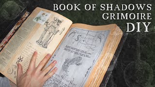 DIY GRIMOIRE / BOOK OF SHADOWS TUTORIAL