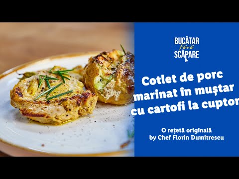 , title : 'Cotlet de porc marinat cu cartofi la cuptor • Chef Florin Dumitrescu'