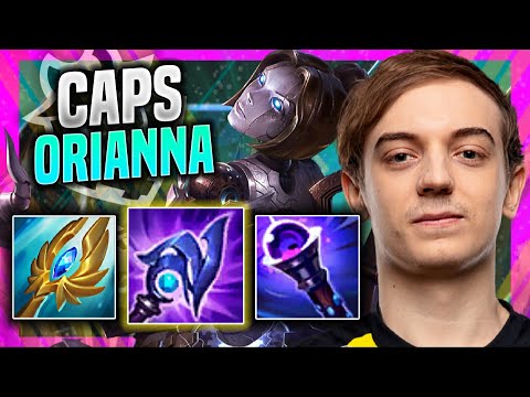 CAPS IS SO CLEAN WITH ORIANNA MID! - G2 Caps Plays Orianna MID vs Qiyana! | Season 11