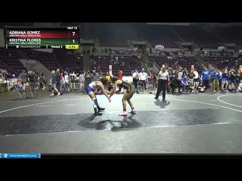 106 Lbs Cons. Round 3 - Kristina Flores, Arizona Girls Wrestling Vs Adriana Gomez, Arizona Girls W
