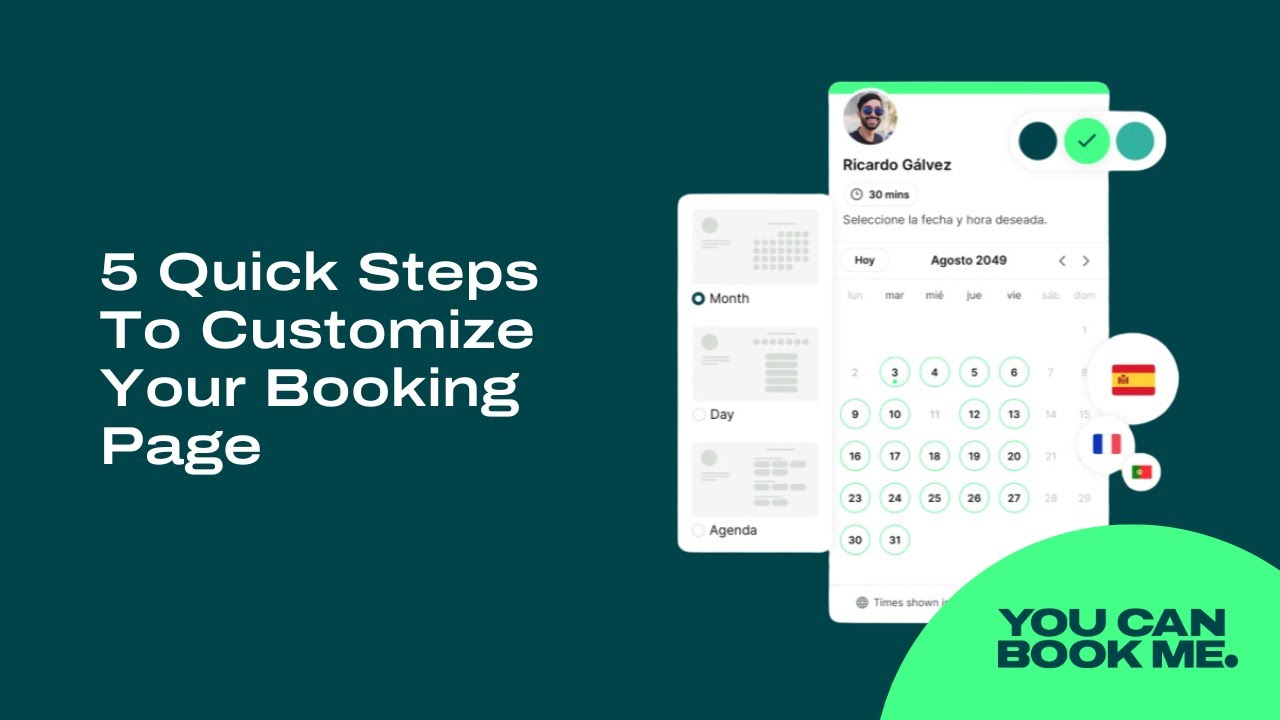 5 Quick Steps To Customize Your Booking Page