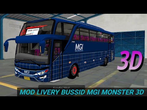 MOD LIVERY BUSSID MGI MONSTER 3D