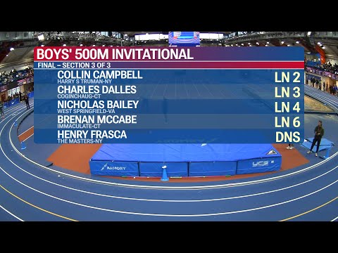 Boys 500m Invitational Section 3 - Chocolate Milk Officials HOF Invitational 2026 [Full Race Replay]