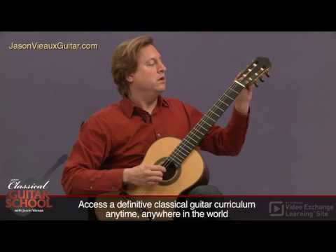 Classical Guitar Lessons with Jason Vieaux: Segovia Scales