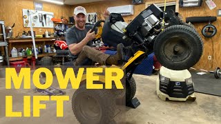 Cub Cadet Mower Lift - GO VERTICAL W/ Warn Pullzall