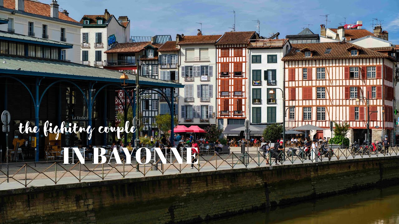 Immersive street-level walking tour through Bayonne Grand Bayonne, France, showcasing authentic urban landscapes, local architecture, and the vibrant atmosphere of the city's neighborhoods