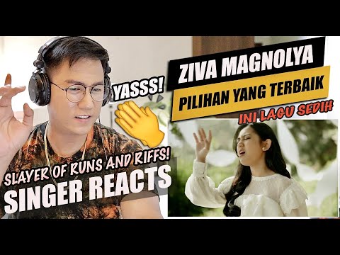 Ziva Magnolya - Pilihan Yang Terbaik (Official Music Video) | SINGER REACTION