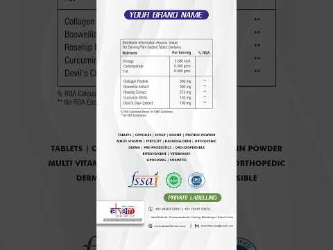 Amino Acid Tablet Third Party Manufacturing
