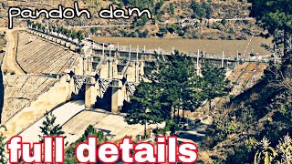 preview picture of video 'Pandoh dam Mandi Himachal Pradesh on kullu manali road'